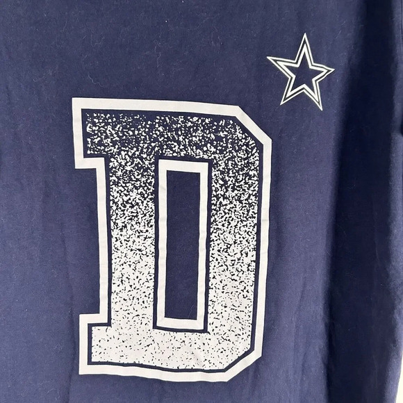 Dallas Cowboys Nike Shirt Men's Large Blue Short Sleeve Crew Neck Dri-Fit - Picture 4 of 10